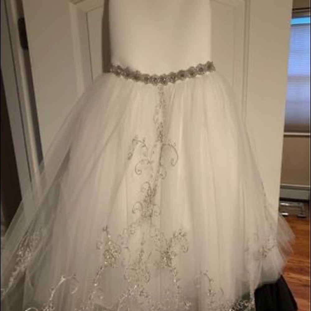 Designer Custom Beaded Communion Gown